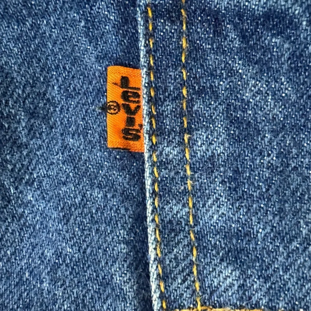 Levi’s 20505-0217 Vintage Made in USA Straight Leg Orange Tab Jeans 38x32